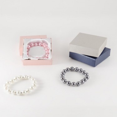 Pulsera Perla Cristal Colores