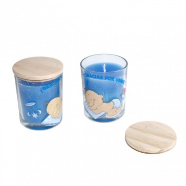 Recuerdo para Bautizo vela niño