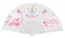 Abanico "Angelito Rosa" para Detalle de bautizo