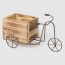 Bicicleta macetero de madera detalle bautizo