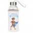 Bidón cristal con neopreno de Súper héroes para Detalle de Bautizo Niño