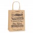 Bolsa de kraft con frases agradecimiento grande