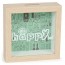 Hucha de madera “Happy” para Detalle de Bautizo