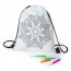Mochila para colorear mándala detalle bautizo 