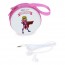 Monedero metálico Súper Héroes con auriculares para Detalle de Bautizo Niña