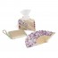 Pack Portatodo y abanico flores bolsa Kraft para Detalle Bautizo