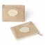 Portatodo y monedero natural Detalle Bautizo con Bolsa