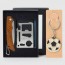Detalle Bautizo set navaja multiherramientas llavero futbol con bolsa